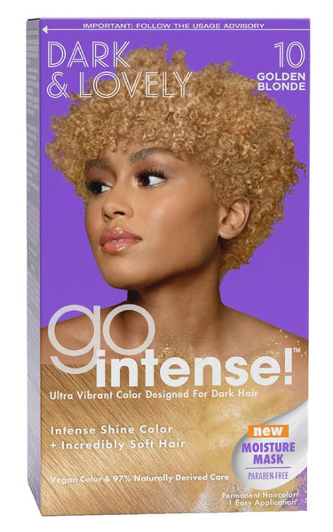 Dark & Lovely Go Intense! Hair Color – 10 Golden Blonde - ANNS BEAUTY SUPPLY